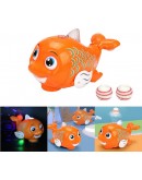 интерактивна рибка играчка с топка музика и светлини