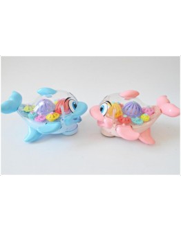 Детска музикална рибка с движещи се перки и светлини