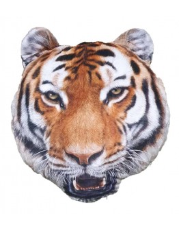 Плюшена кръгла възглавница – Тигър, 48 см