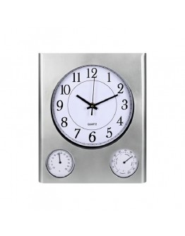 Стенен часовник с влагомер и термометър