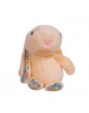 Плюшено зайче с цветни уши 22см