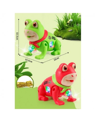 Жабка на батерии с музика и светлина