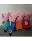 Плюшена играчка Peppa Pig – Пепа, Джордж, Мама и Татко Пиг 