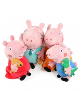 Плюшена играчка Пепа Пиг Peppa Pig – Пепа, Джордж, Мама Пиг и Татко Пиг 