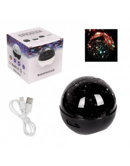  Нощна лампа - проектор на звездното небе с Bluetooth колонка 