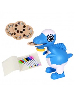 Занимателна игра за рисуване с проектор - Динозавърче