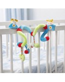 плюшена играчка за количка бебе мека спирала