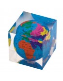 декоративен глобус в прозрачен куб