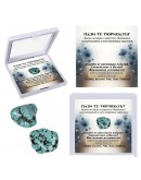 Полускъпоценен естествен камък талисман в рамка Полускъпоценен естествен камък талисман в рамка