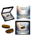 Полускъпоценен естествен камък талисман в рамка Полускъпоценен естествен камък талисман в рамка