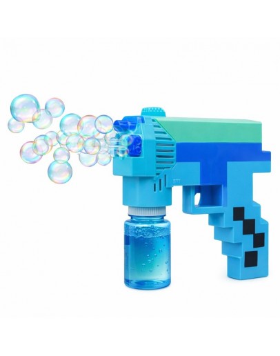 детски пистолет за сапунени балони майнкрафт