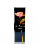 Светеща изкуствена роза в подаръчна кутия – 23 см