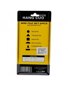  Комплект от 6 броя финни пили за метал 