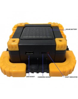  Акумулаторен COB LED фенер със соларен панел. За къмпинга, дома или работилницата 