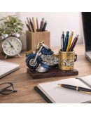 декоративна фигурка мотор с поставка за химикалки