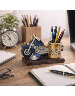 Декоративна фигурка мотор с поставка за химикалки