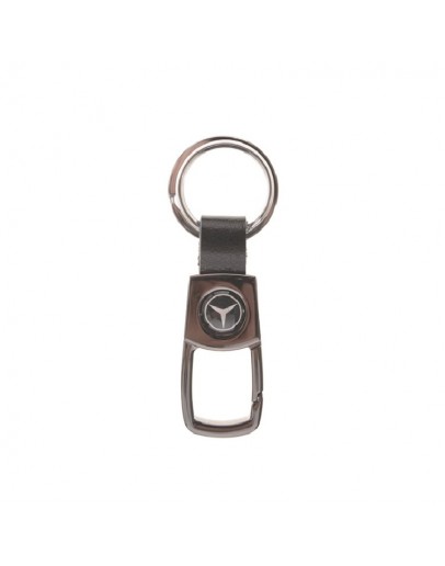 Автомобилен ключодържател Mercedes  кожа и метал