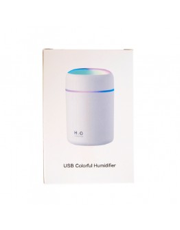 Овлажнител за въздух с LED светлини + 10 мл етерично масло подарък