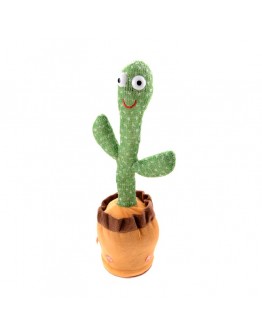 Музикален и танцуващ плюшен кактус