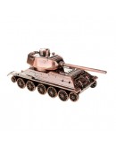 Декоративна метална фигурка танк с въртящи се гуми