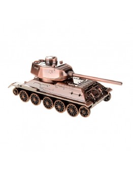 Декоративна метална фигурка танк с въртящи се гуми