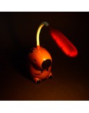 Настолна нощна лампа капибара с морков USB