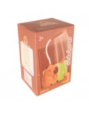 Настолна нощна лампа капибара с морков USB